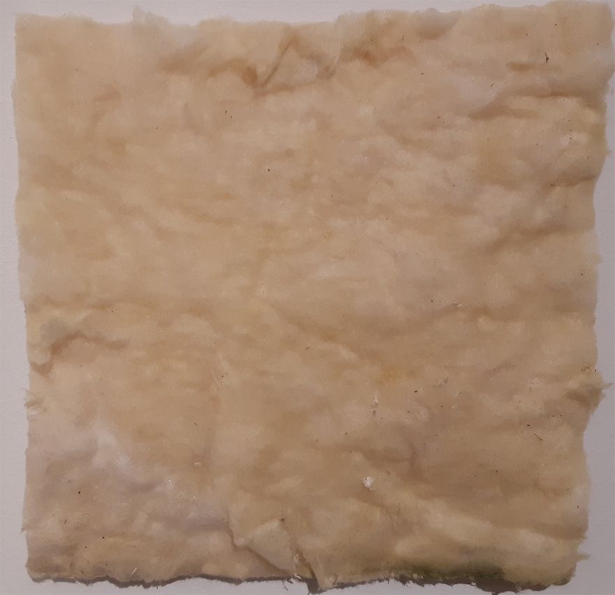 Isolering (insulation/isolation) / 2020 / Glass wool / Pocket-Gallery